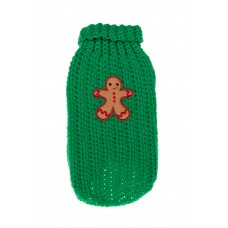MICHI MAGLIONE Natale Xmas Sweater Gingerbread Green